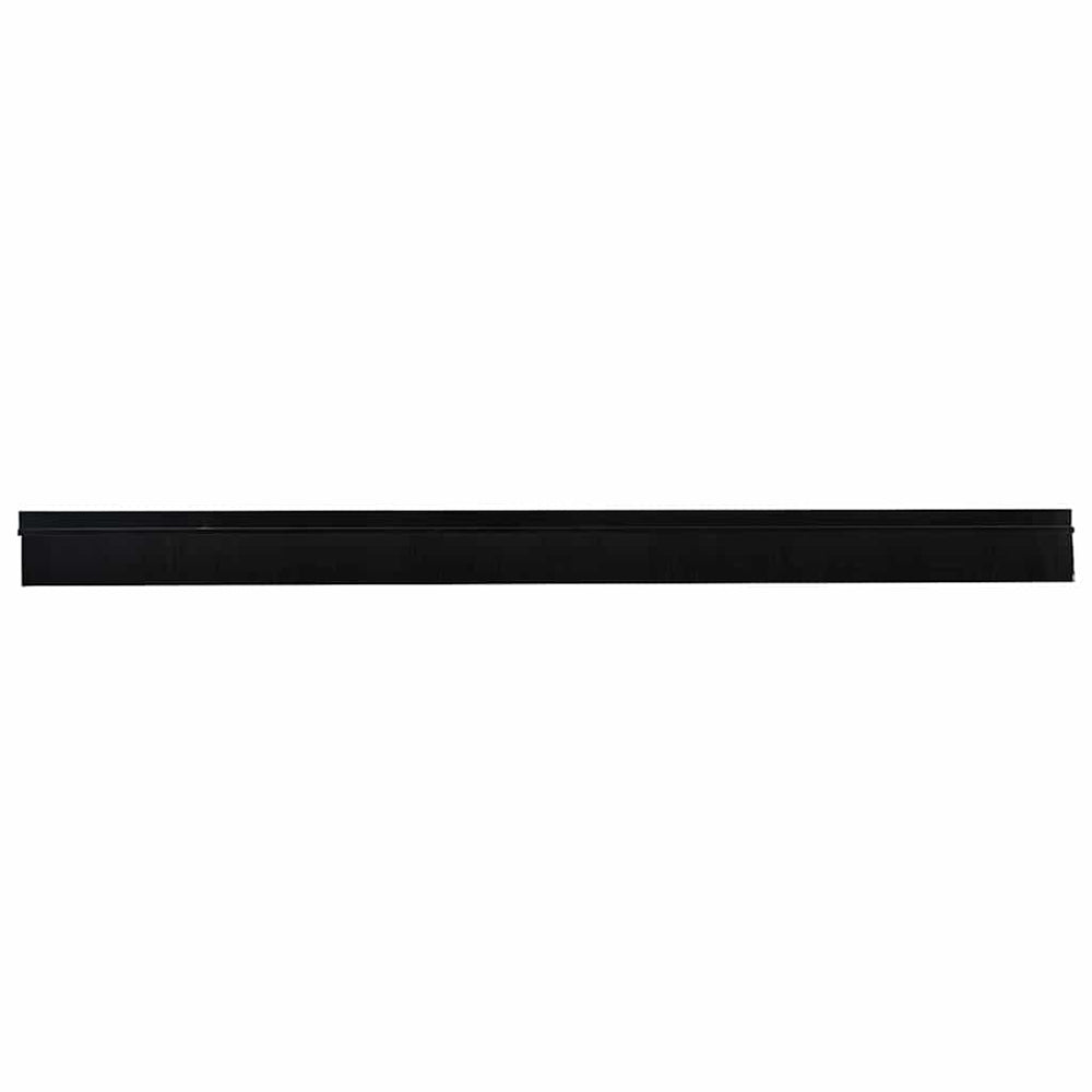 Vidaxl zelfklevende deurborstels 2 pcs zwart 100 cm aluminium legering