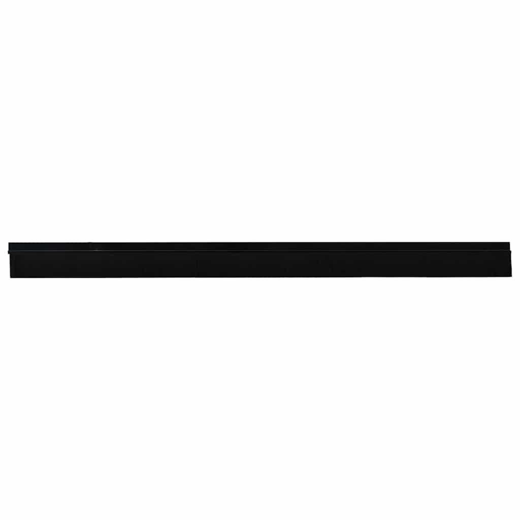 Vidaxl zelfklevende deurborstels 6 pcs zwart 100 cm aluminium legering