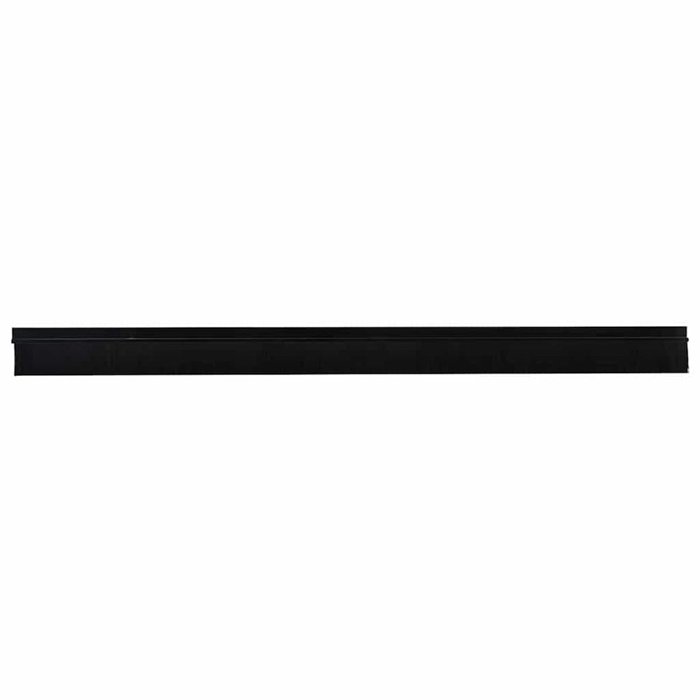 Vidaxl zelfklevende deurborstels 12 pcs zwart 100 cm
