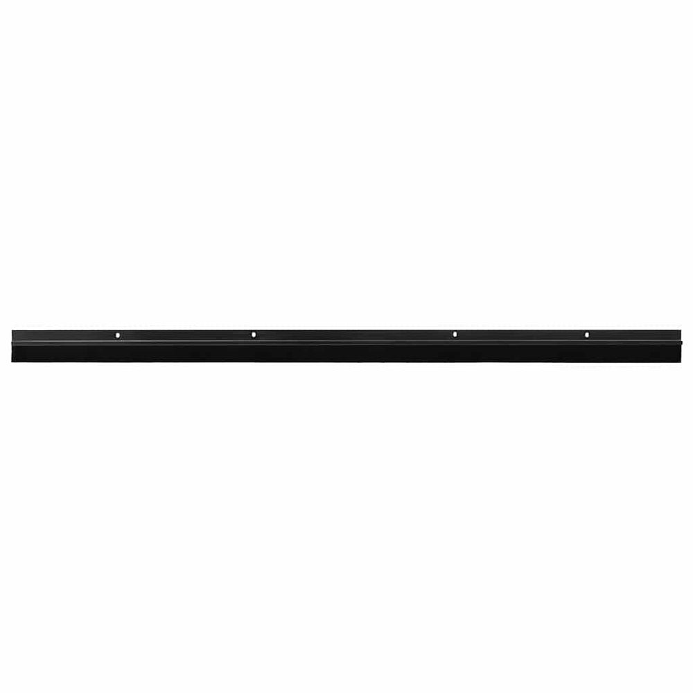 Vidaxl schroefbare deurborstelafsluitingen 6 pcs zwart 100 cm