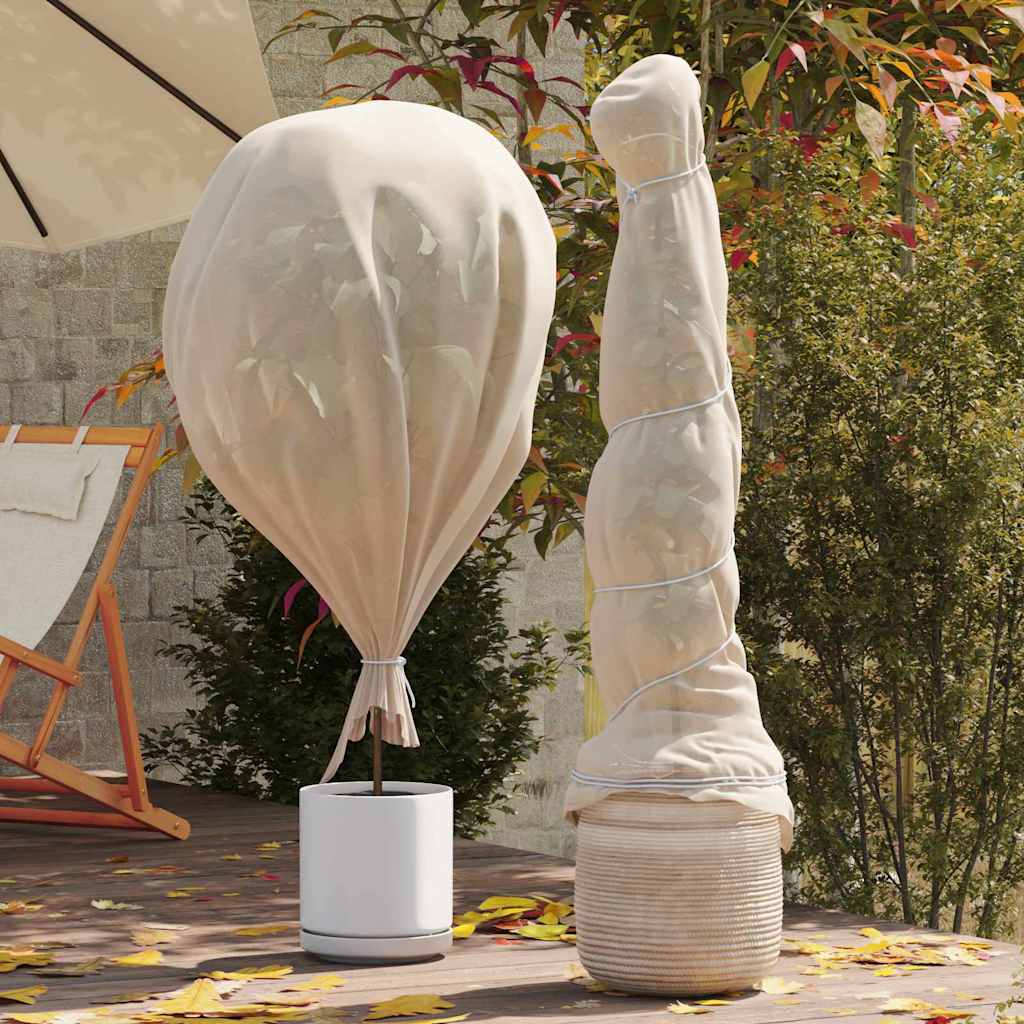 Vidaxl vorstbescherming plantvlies beige 100 x 3,2 m niet-geweven stof