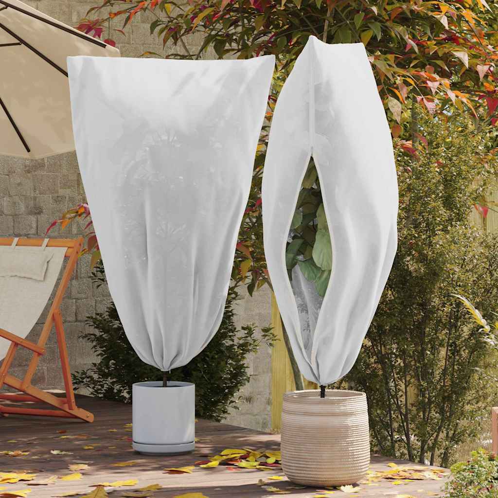 Vidaxl vorstbescherming plantenfleece covers 5 pcs wit 1,8 x 1,2 m