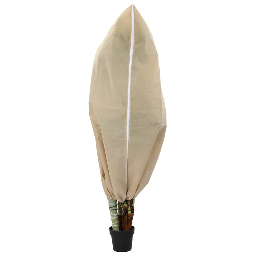 Vidaxl vorstbescherming plantenfleece covers 5 pcs beige 1,55 x 1,55 m