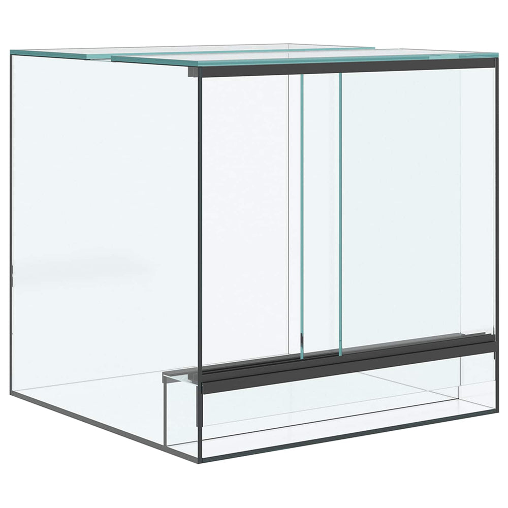 Vidaxl terrarium met opslag doorzichtig 30 x 30 x 30 cm glas