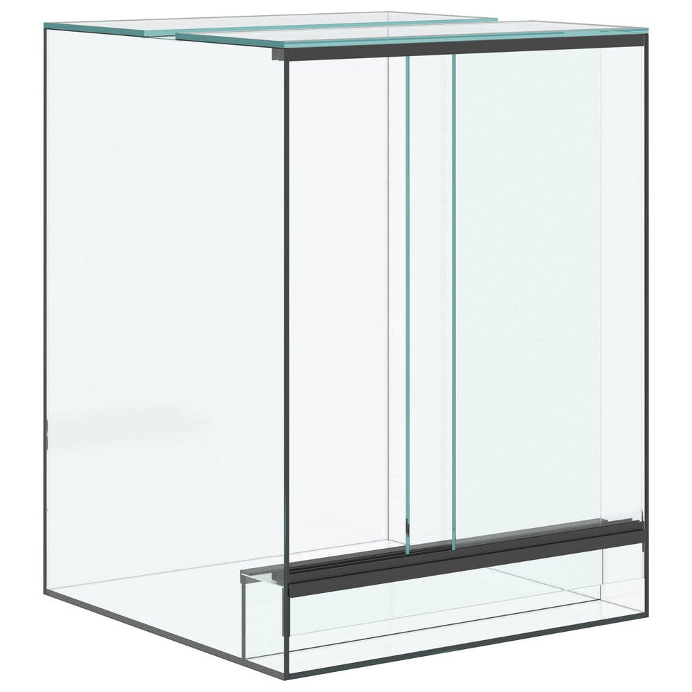Vidaxl terrarium met opslag doorzichtig 30 x 30 x 40 cm glas