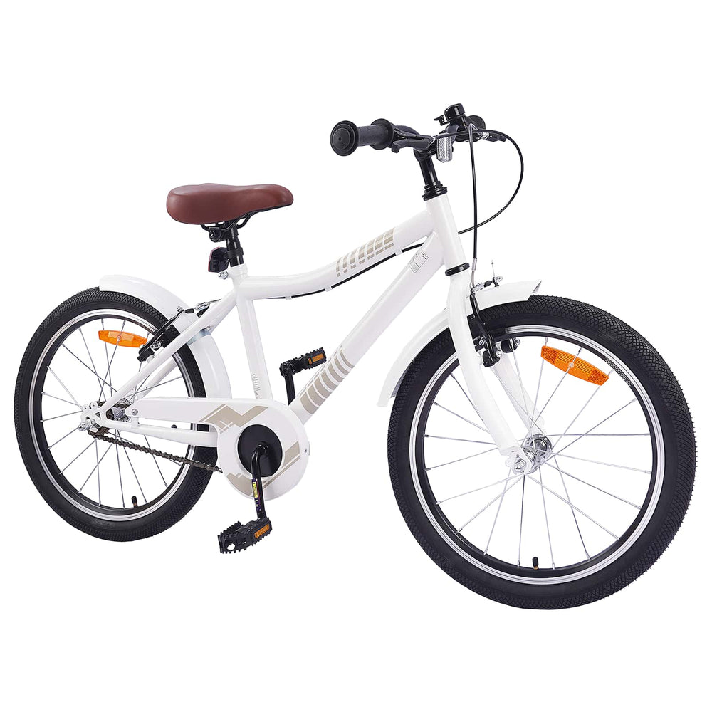 Vidaxl kinderfiets 24 inch voor 8-12 jaar oud wit