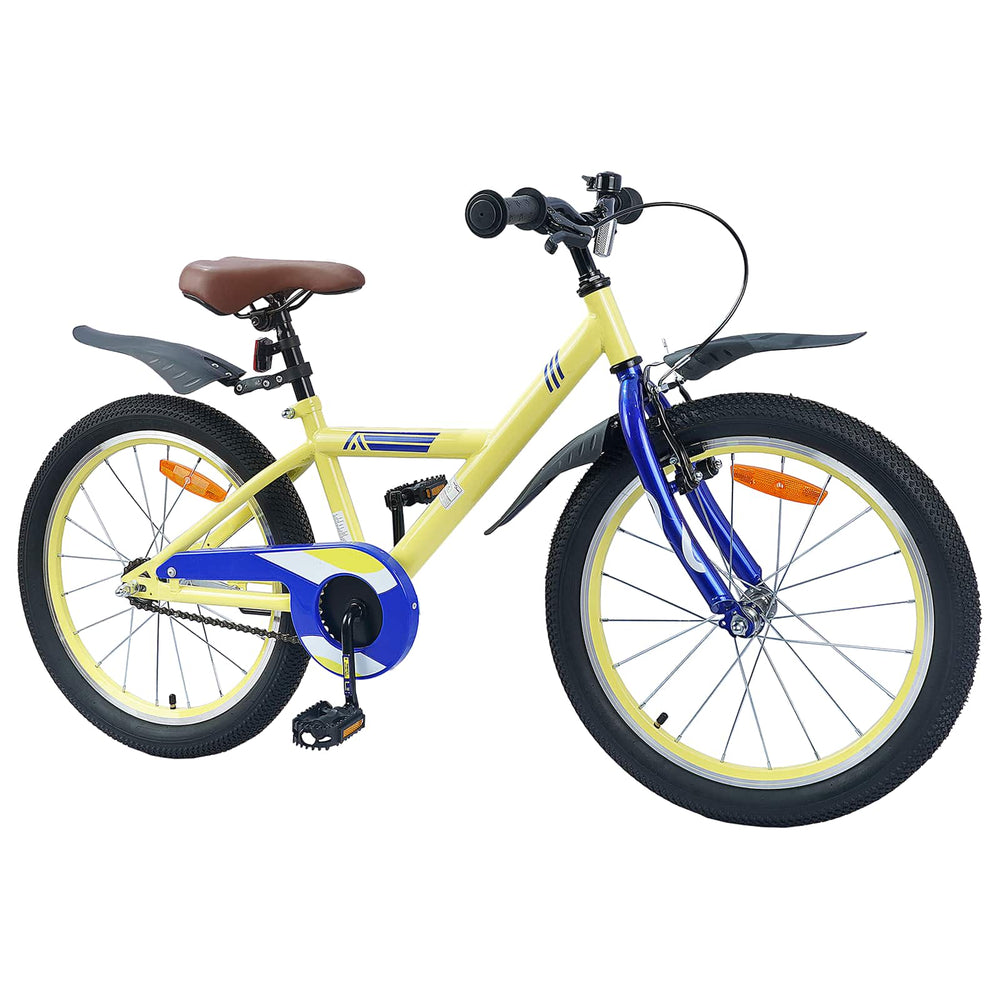 Vidaxl kinderfiets 20 inch voor 6-11 jaar oud geel