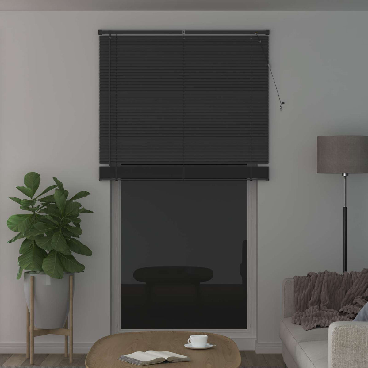 Vidaxl venetiaanse jaloezie zilvergrijs 213 x 110 cm 25 mm pvc
