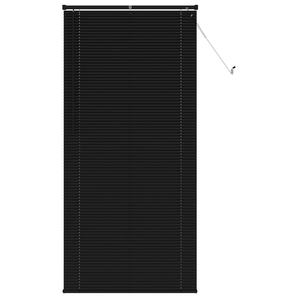 Vidaxl venetiaanse blind verstelbaar zwart 213 x 100 cm pvc