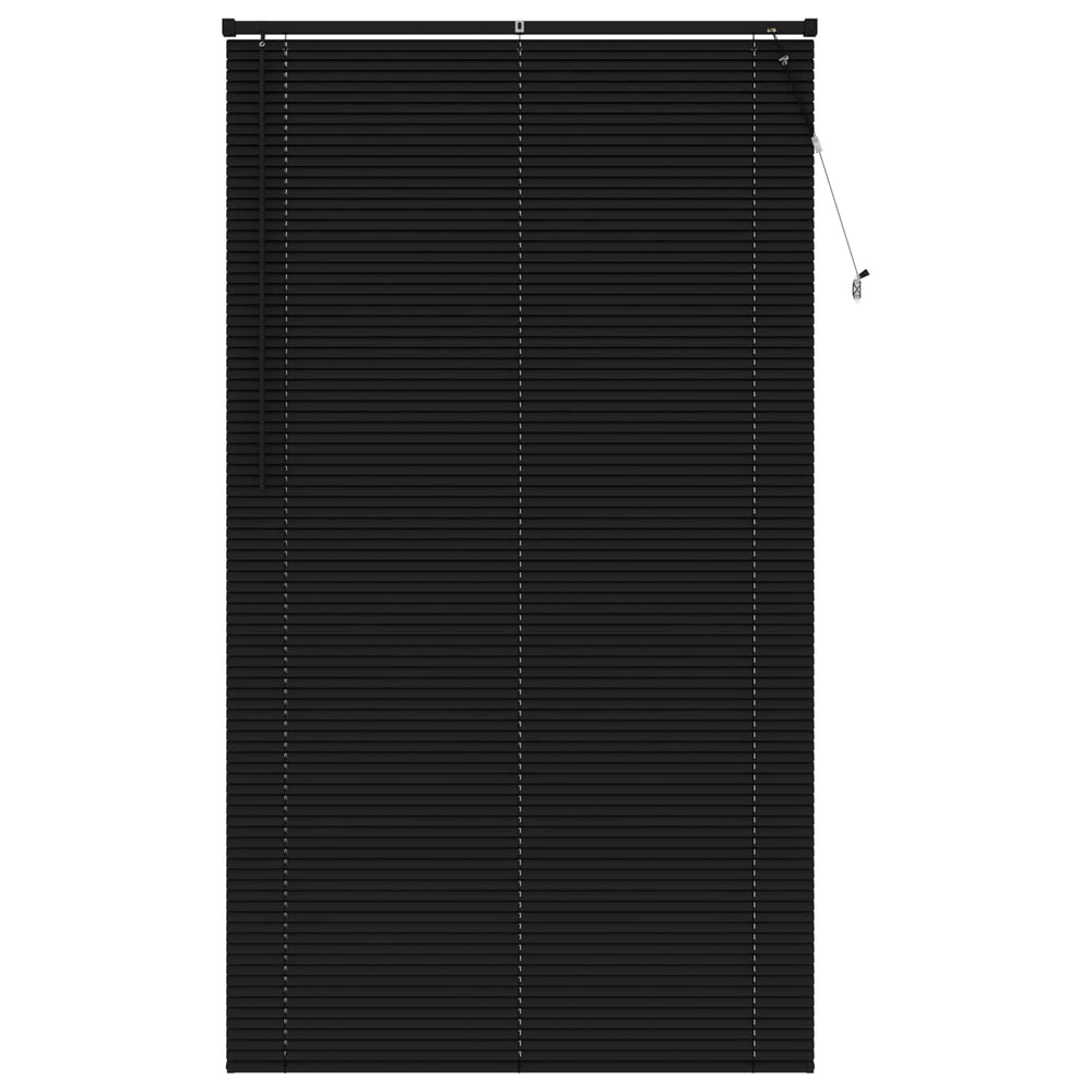 Vidaxl venetiaanse blind verstelbaar zwart 213 x 110 cm pvc