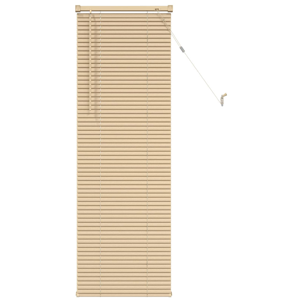 Vidaxl venetiaanse blind lichtbruin met patroon 150 x 50 cm pvc