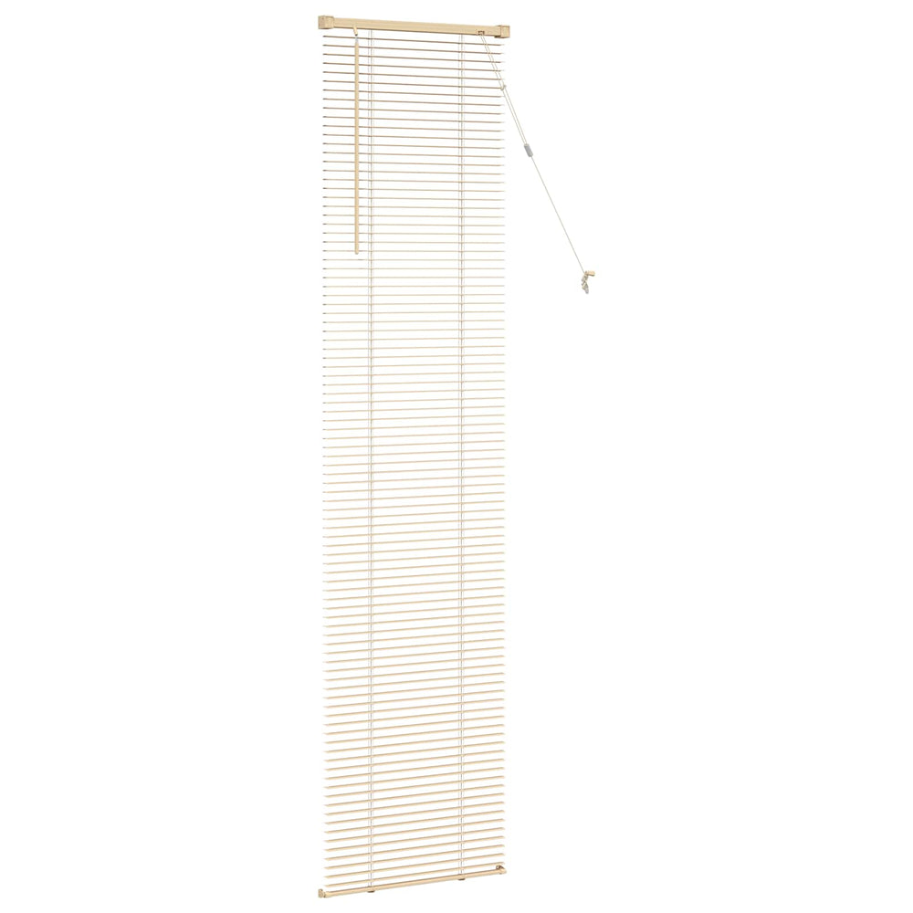 Vidaxl venetiaanse blind lichtbruin met patroon 213 x 40 cm pvc