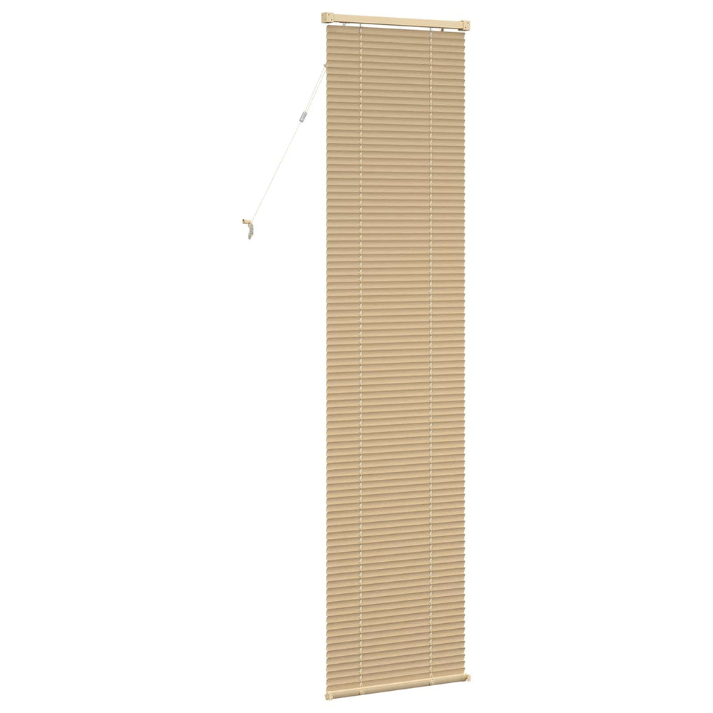 Vidaxl venetiaanse blind lichtbruin met patroon 213 x 50 cm pvc