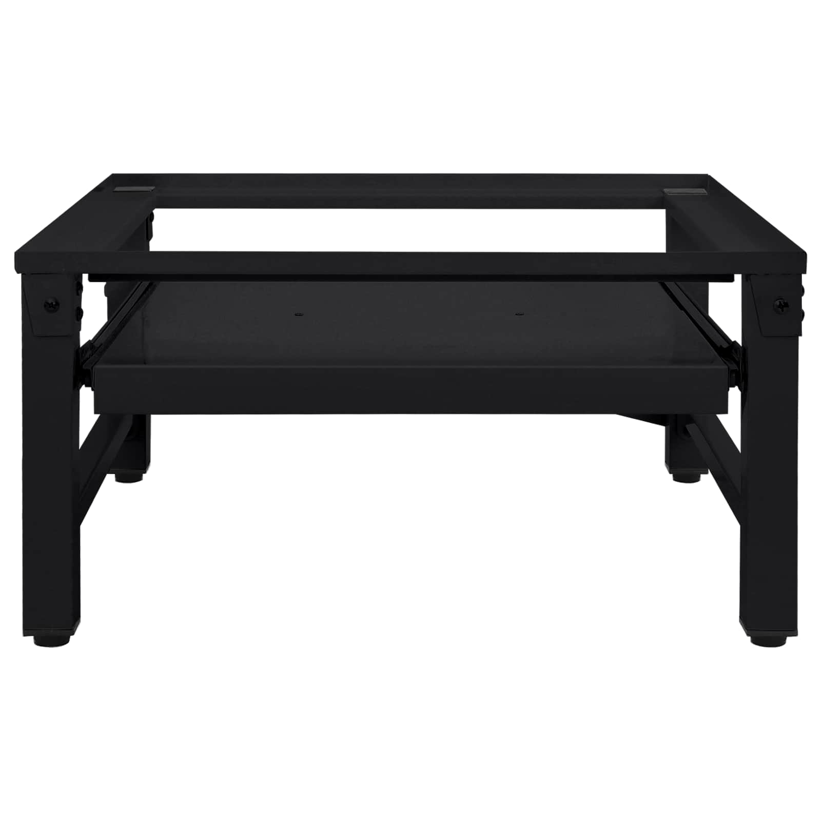 Vidaxl wasmachineverhoger zwart 62 x 60,5 x 32,5 cm staal
