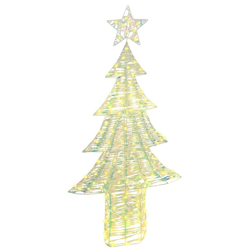 Vidaxl kerstboom met 240 led warmwit 181 cm pet