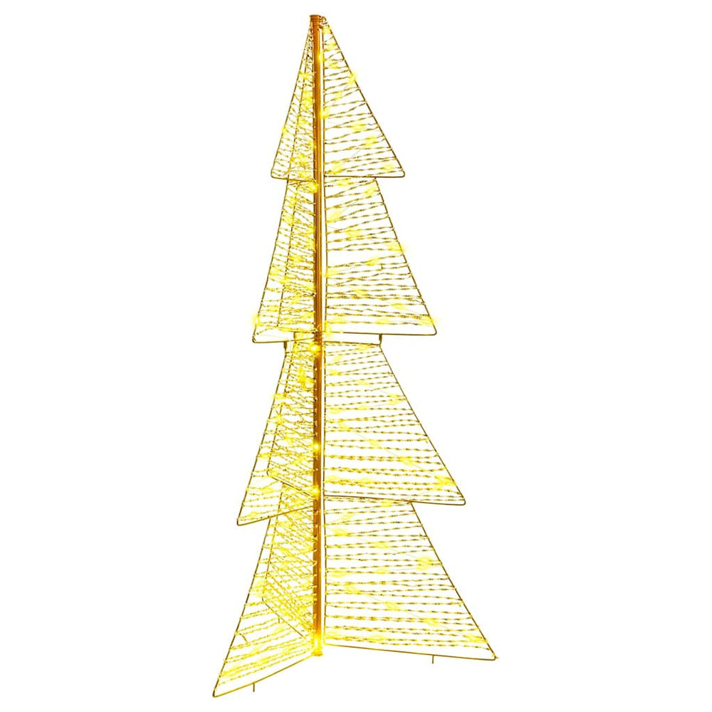 Vidaxl kerstboom met 160 led warmwit 150 cm pet