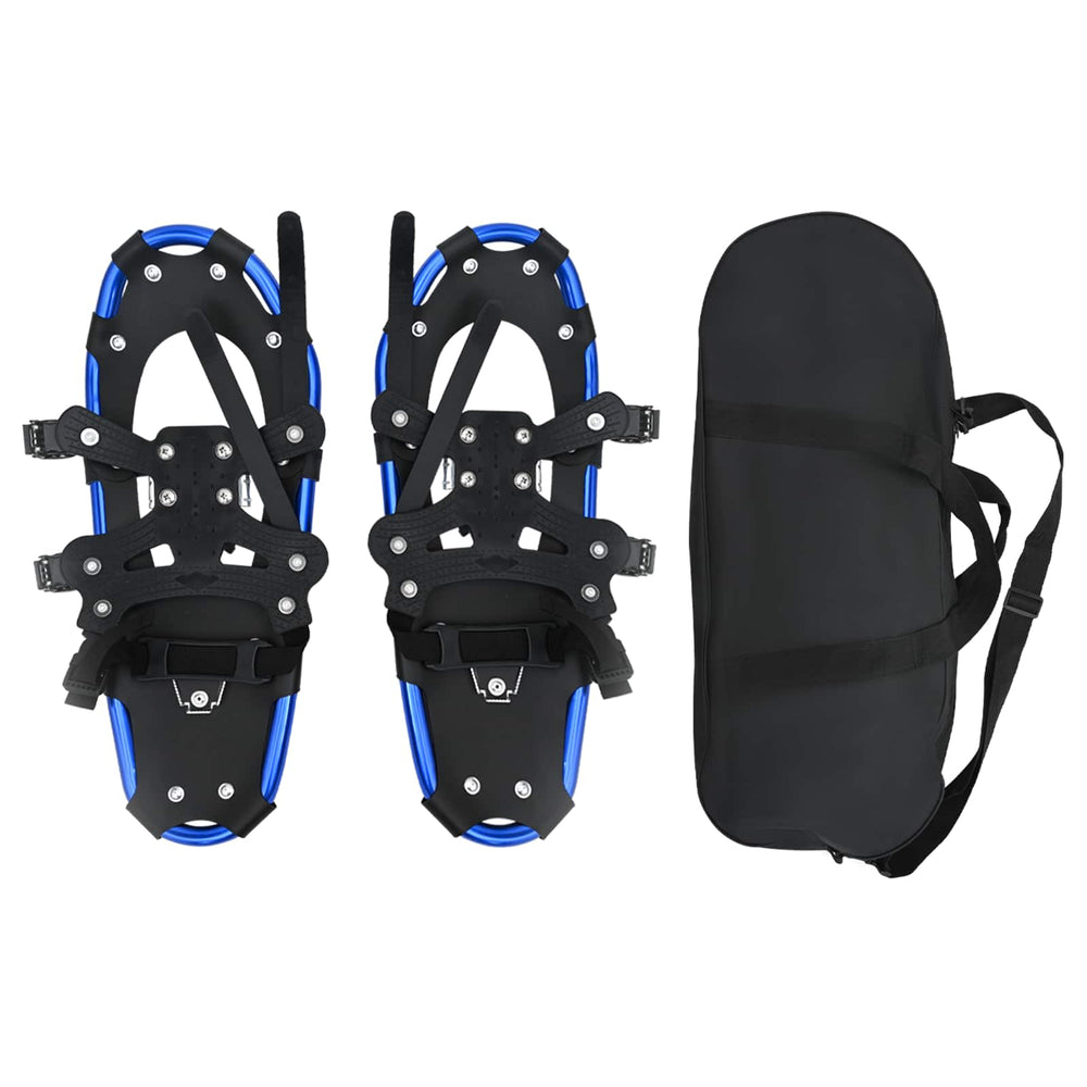 Vidaxl 3 in 1 sneeuwschoenen blauw en zwart 21 inches
