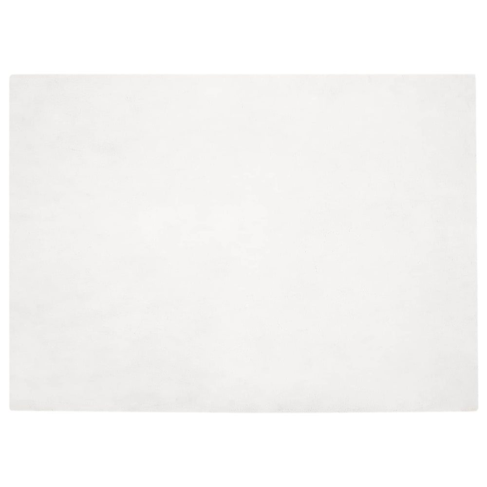Vidaxl nep konijnenbont tapijt olite wit 240 x 340 cm polyester