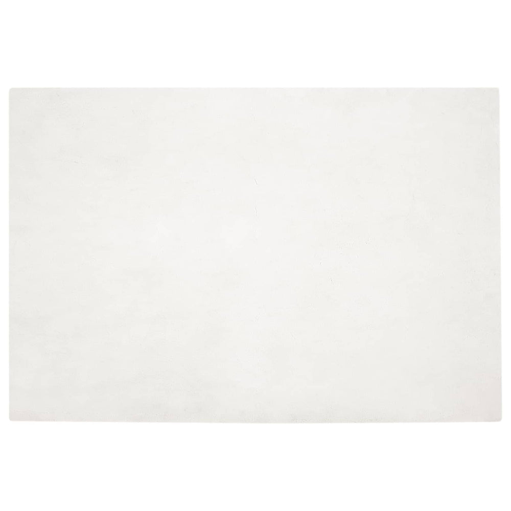 Vidaxl nep konijnenbont tapijt olite crème 120 x 170 cm polyester