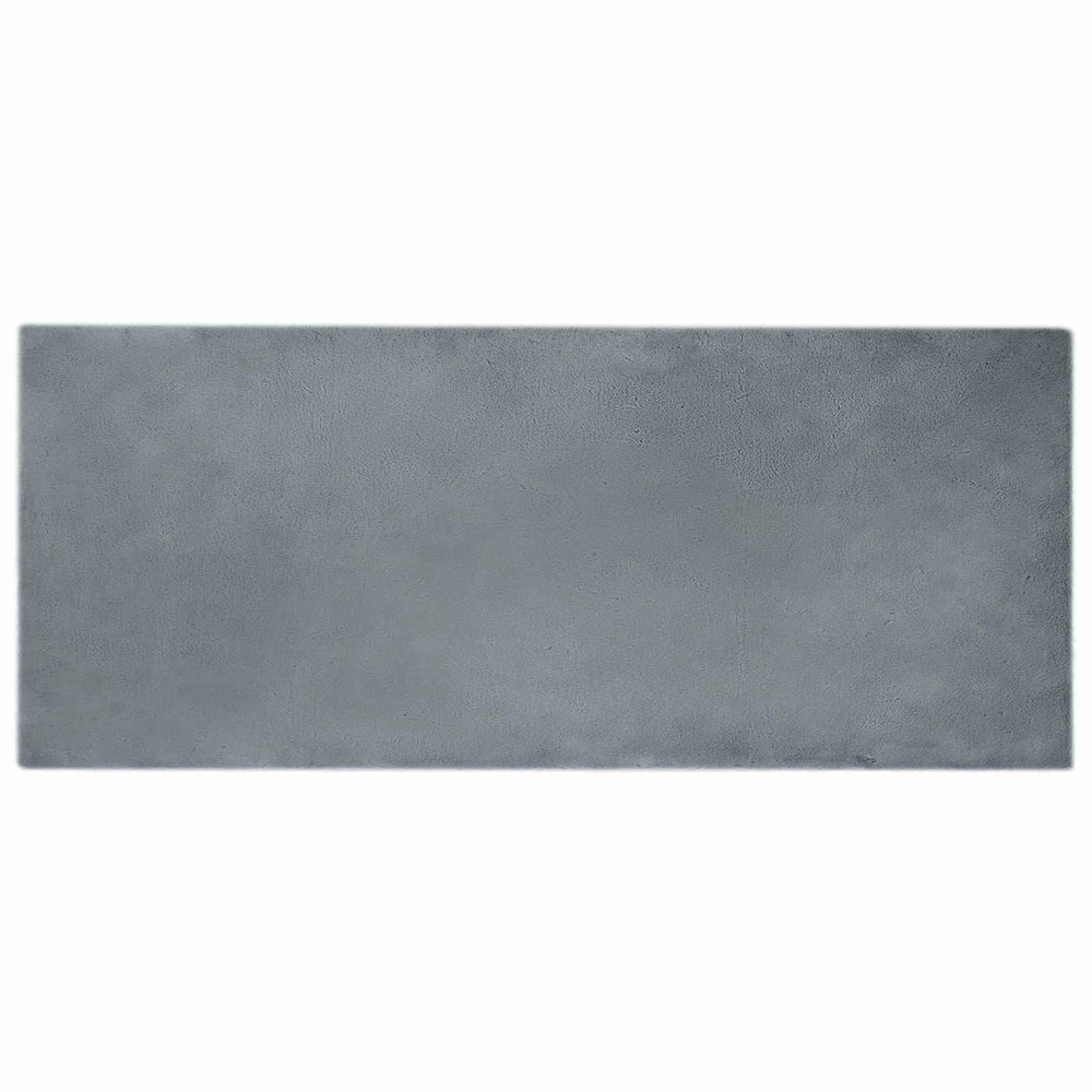 Vidaxl nep konijnenbont tapijt olite antraciet 100 x 200 cm polyester
