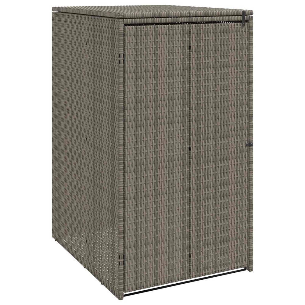 Vidaxl afvalbak box grijs 65 x 80 x 115 cm polyetheen