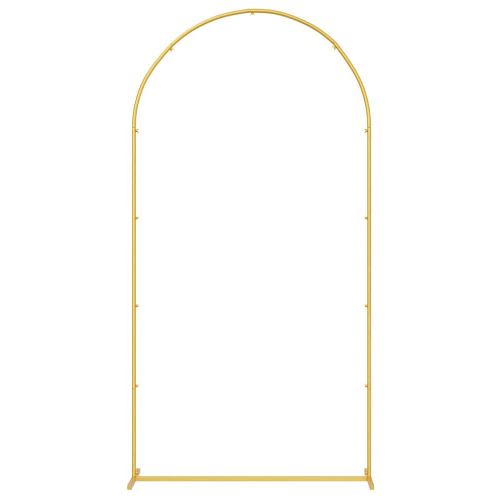 Vidaxl trouwrand goud 100 x 39 x 200 cm staal