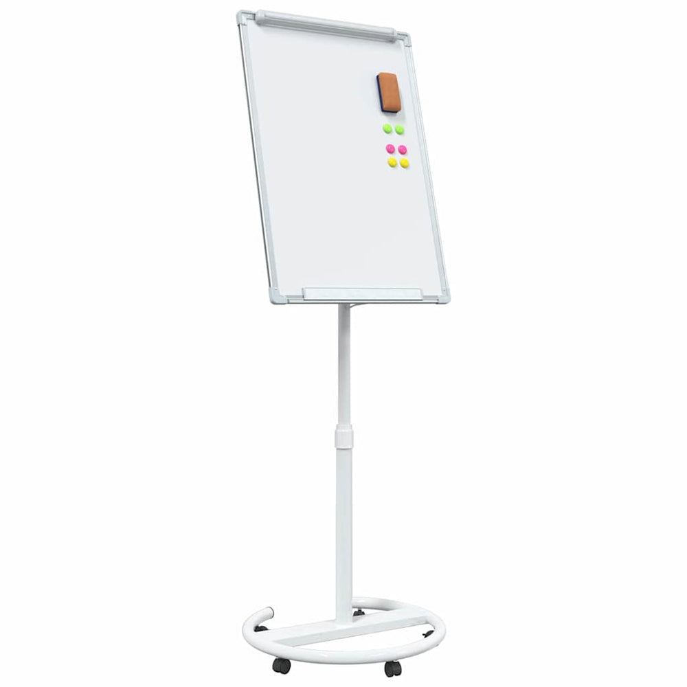 Vidaxl magnetisch whiteboard grijs en wit 62 x 62,5 x 197 cm eps