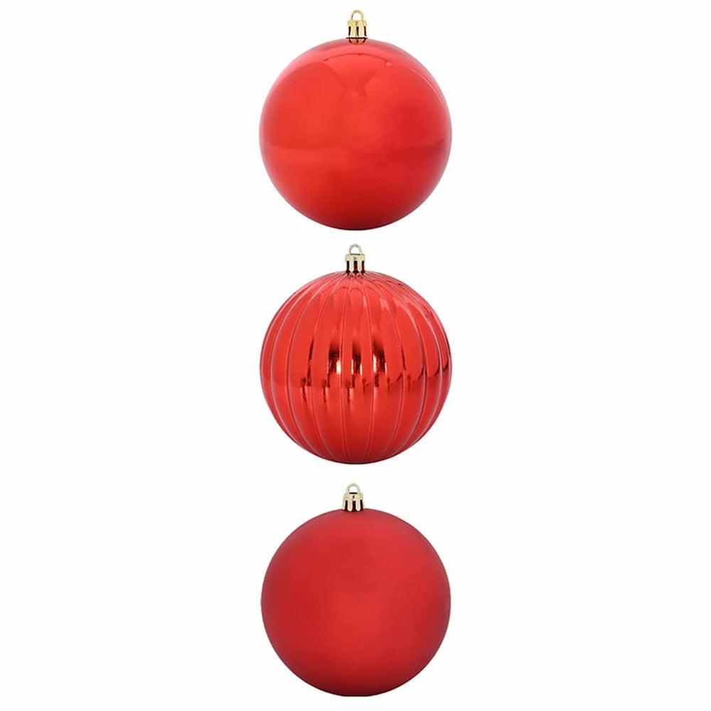 Vidaxl kerstbal set xxl 3 pcs rood kunststof