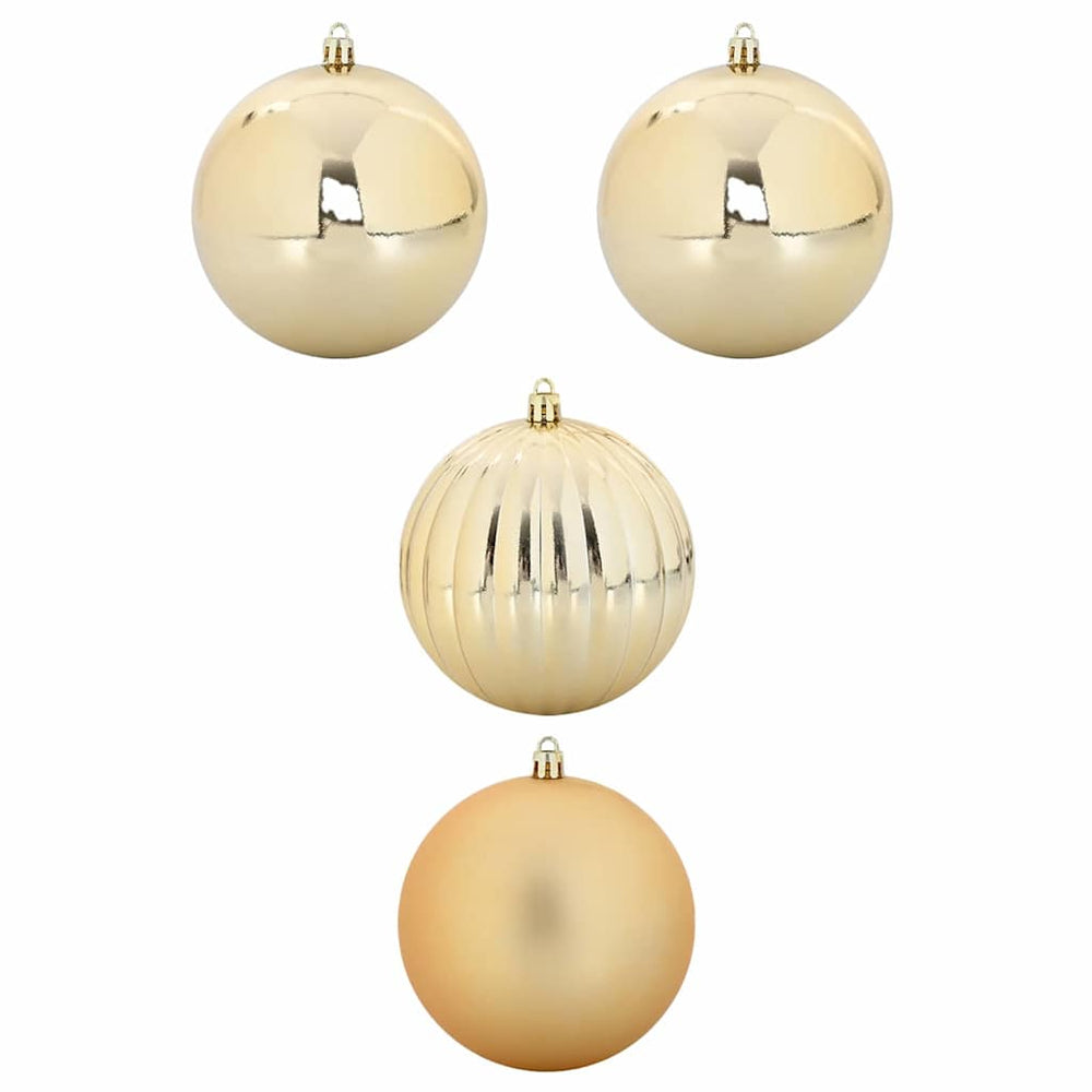 Vidaxl kerstbal set xxl 4 pcs goud kunststof