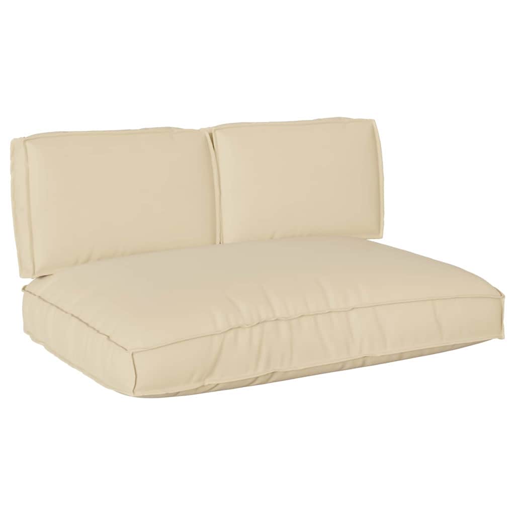 Vidaxl kussen set 3 pcs beige oxford stof