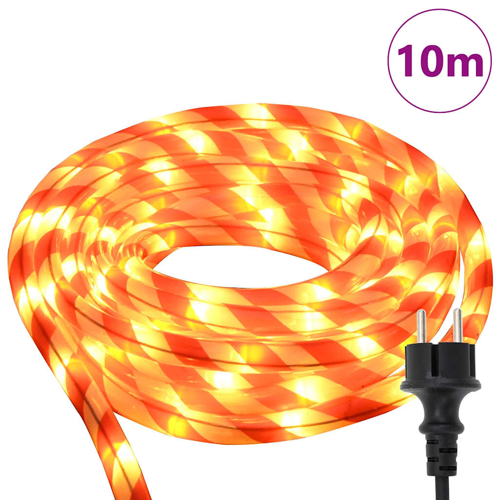 Vidaxl touwenlicht met 240 led warmwit 10 m pvc
