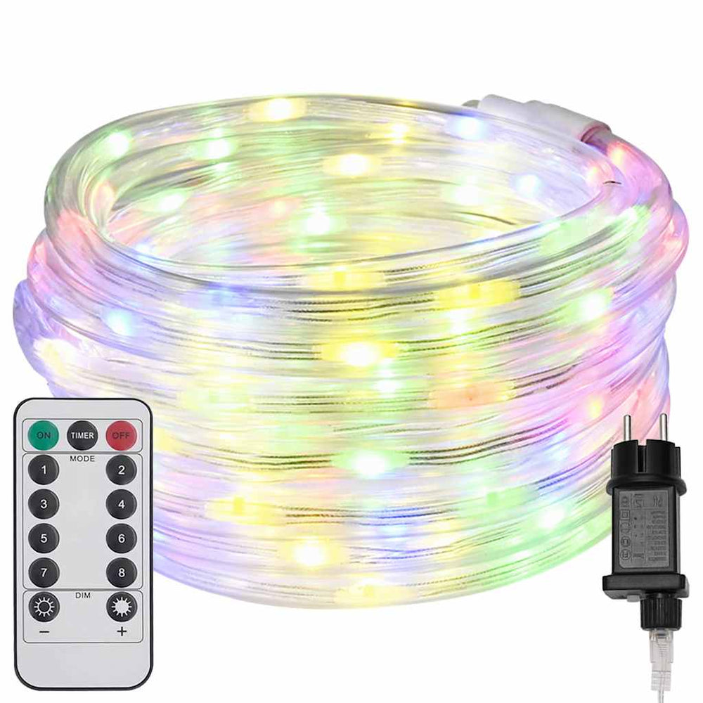 Vidaxl touwenlicht met 480 led multikleur 20 m pvc