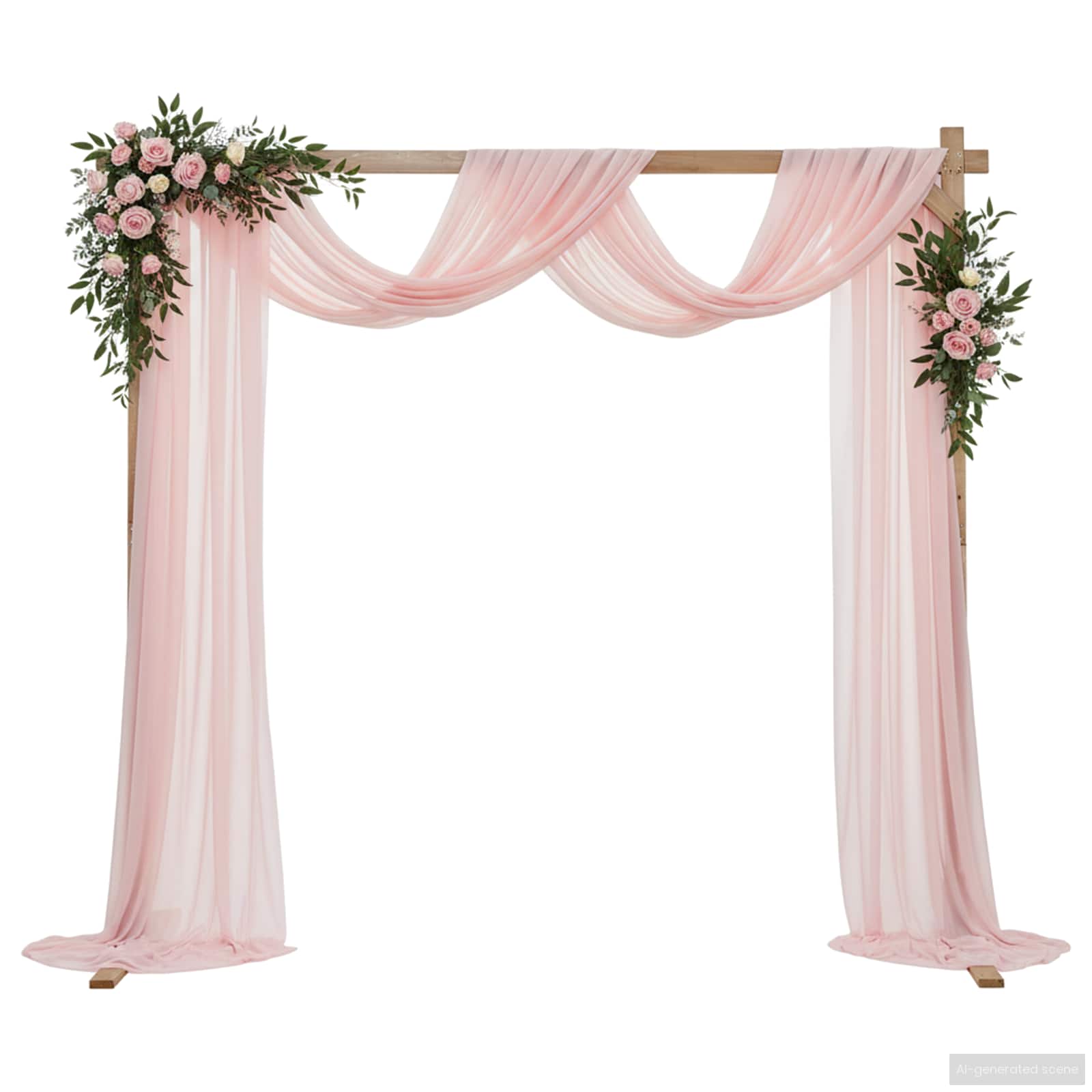 Vidaxl trouwrand licht bruin 225 x 95 x 226 cm massief vurenhout
