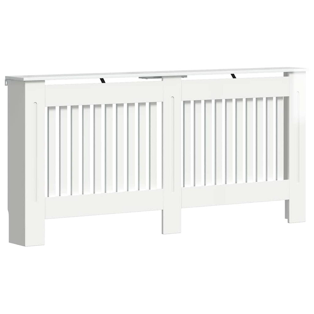 Vidaxl radiatorafdekking hoogglans wit 172 x 19 x 81,5 cm bewerkt hout