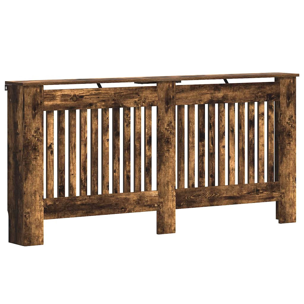 Vidaxl radiatorafdekking gerookt eiken 172 x 19 x 81,5 cm bewerkt hout