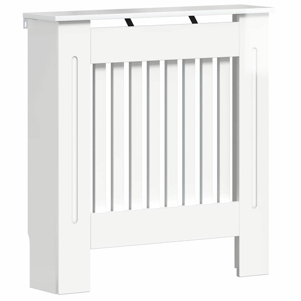 Vidaxl radiatorafdekking hoogglans wit 78 x 19 x 81,5 cm bewerkt hout