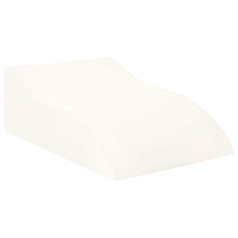 Vidaxl beenkussen wit 68 x 40 x 21,5 cm