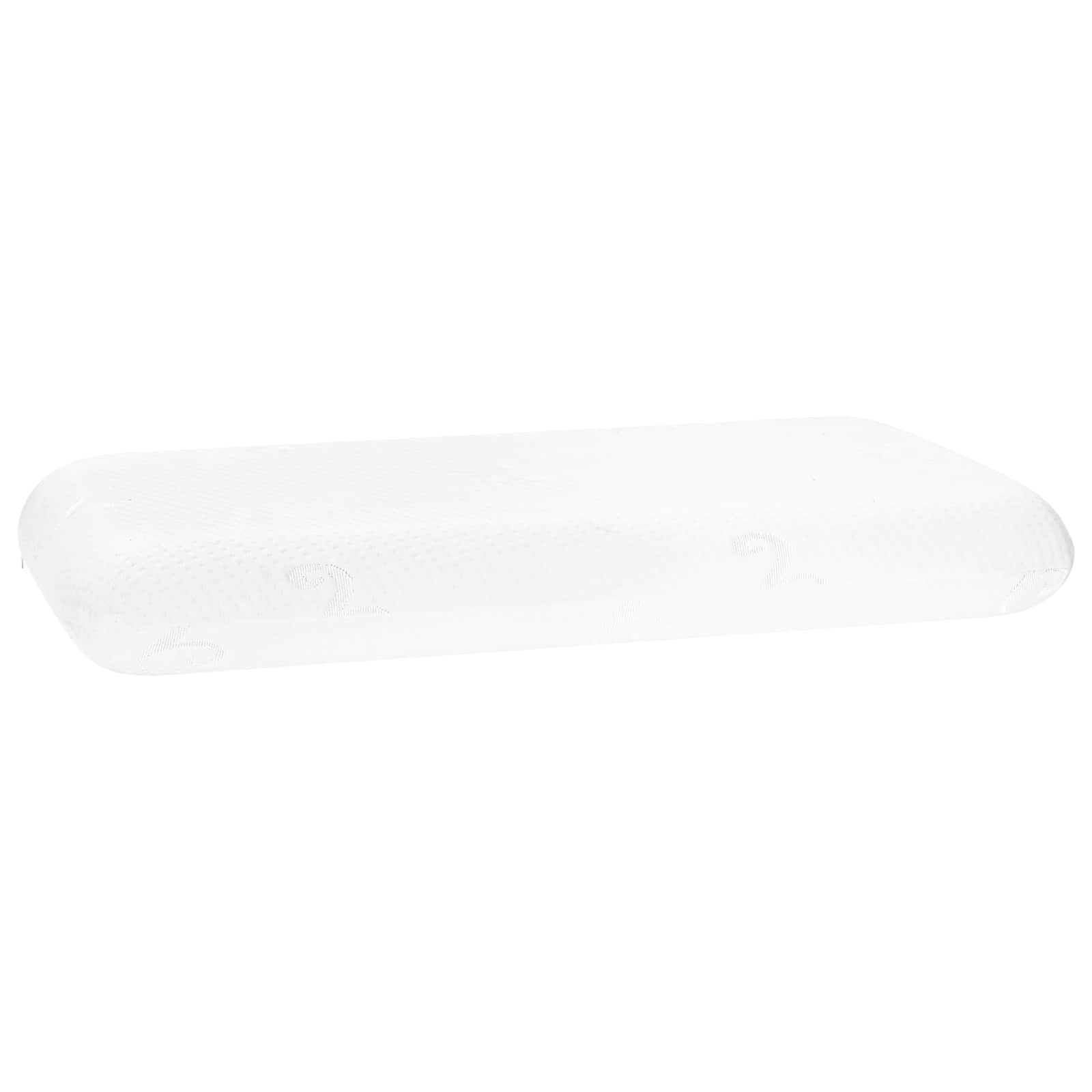 Vidaxl slapen kussen effen wit 70 x 36 x 6,5 cm