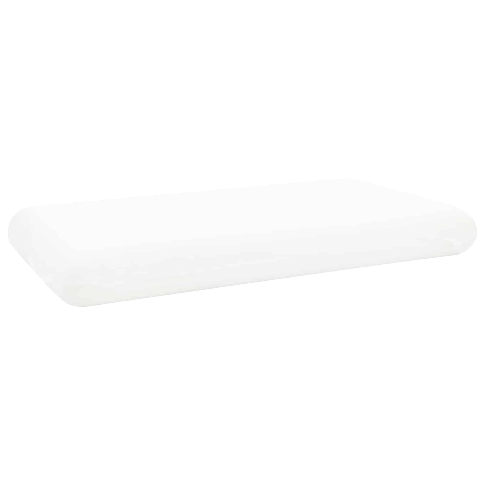 Vidaxl slapen kussen effen wit 74 x 39 x 13 cm