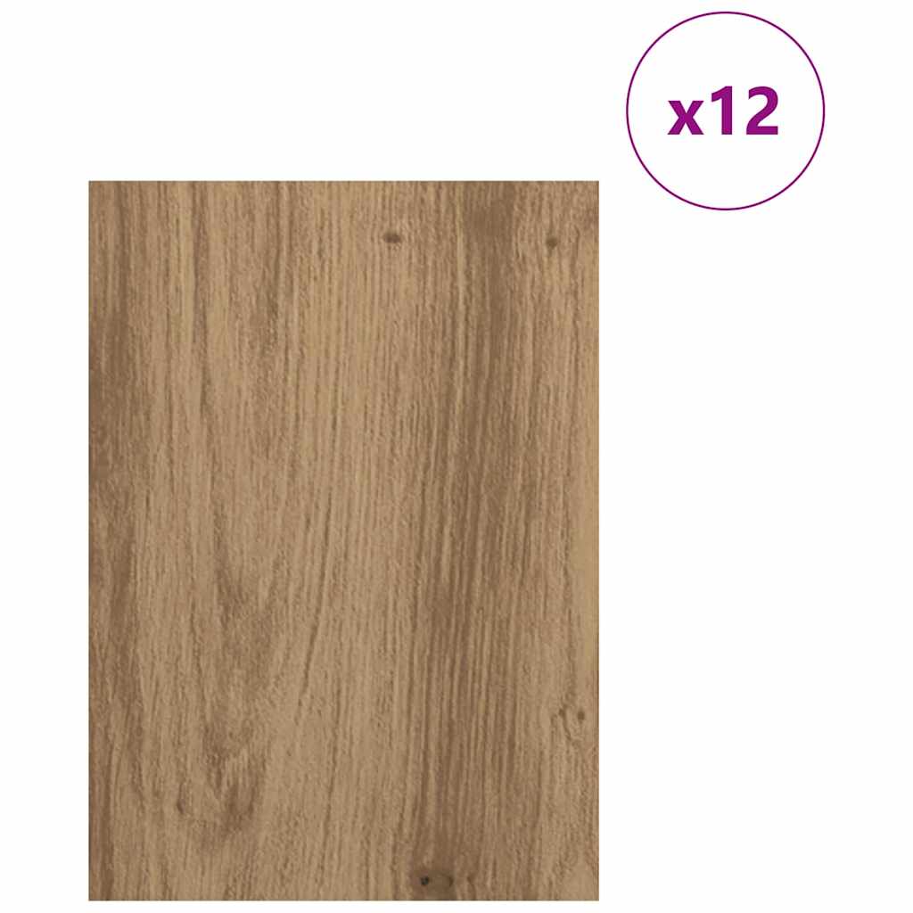 Vidaxl decorpanelen 12 pcs artisan eiken 21 x 30 x 0,27 cm