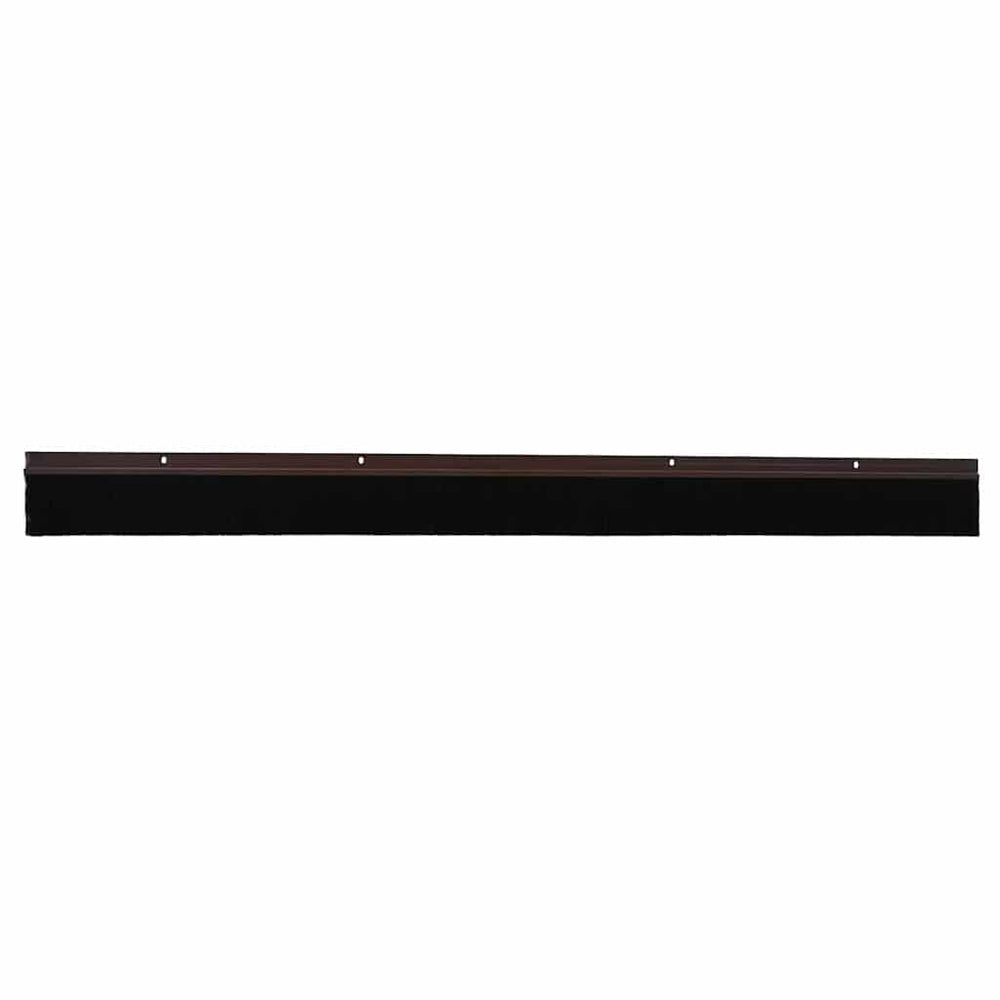 Vidaxl schroefbare deurborstelafsluitingen 2 pcs bruin 100 cm