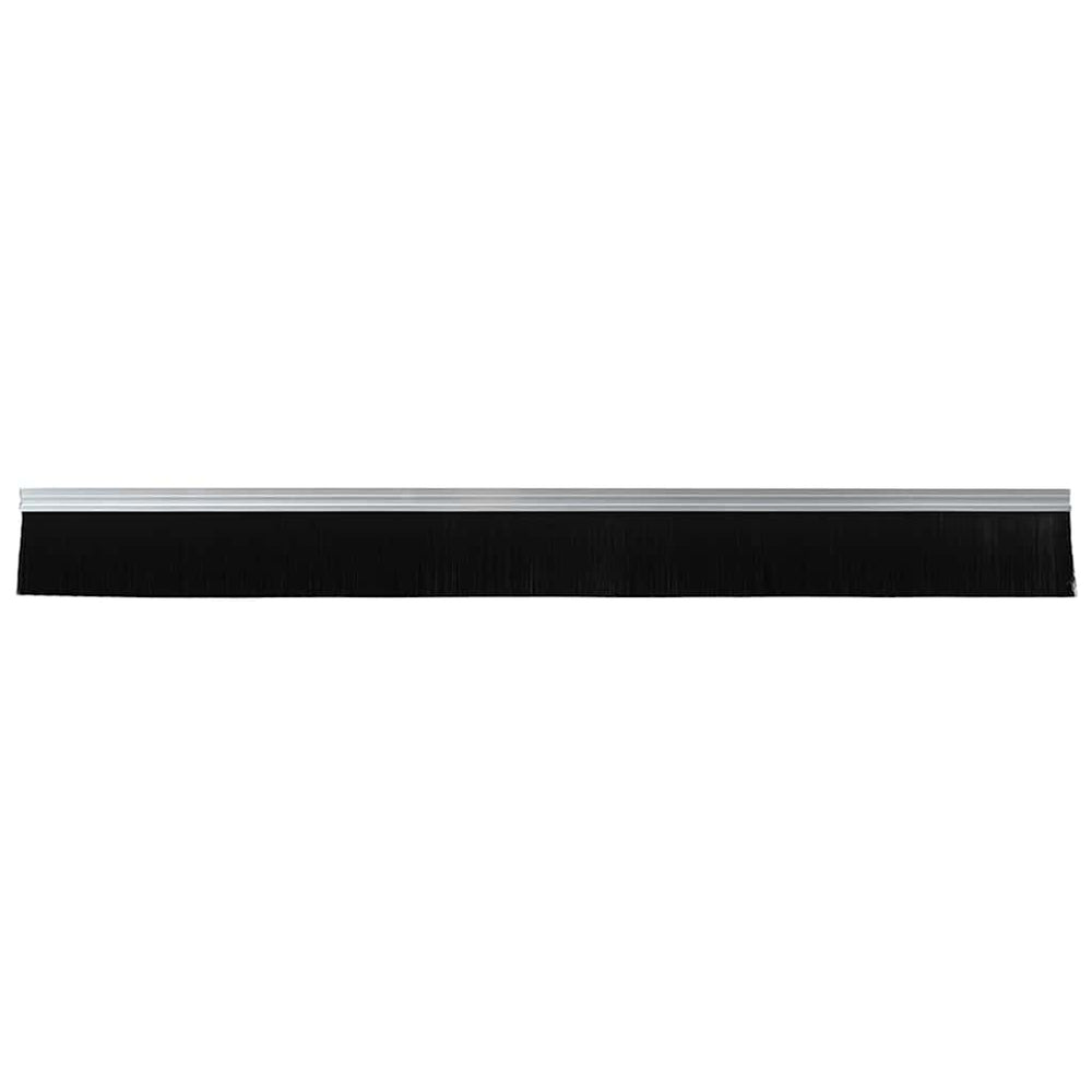 Vidaxl zelfklevende deurborstels 12 pcs zilver 100 cm