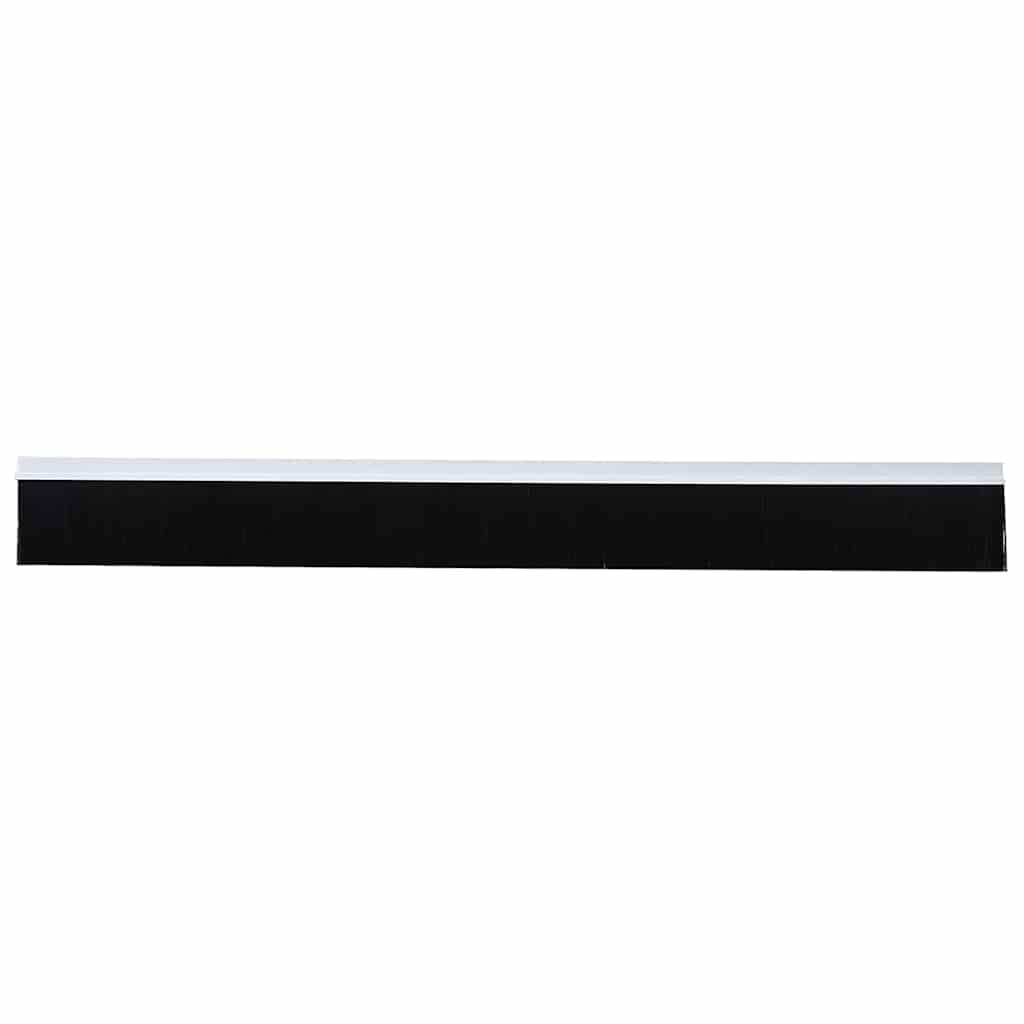 Vidaxl zelfklevende deurborstels 6 pcs wit 100 cm aluminium legering
