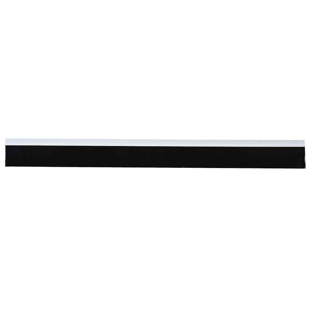 Vidaxl zelfklevende deurborstels 12 pcs wit 100 cm aluminium legering