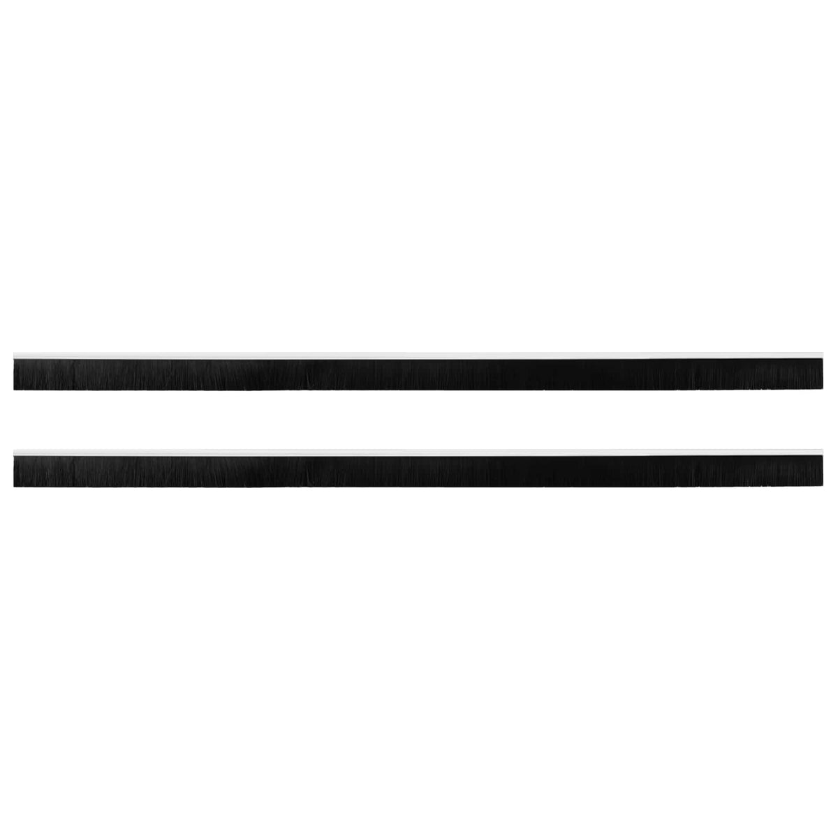 Vidaxl zelfklevende deurborstels 2 st wit 100 cm aluminium legering