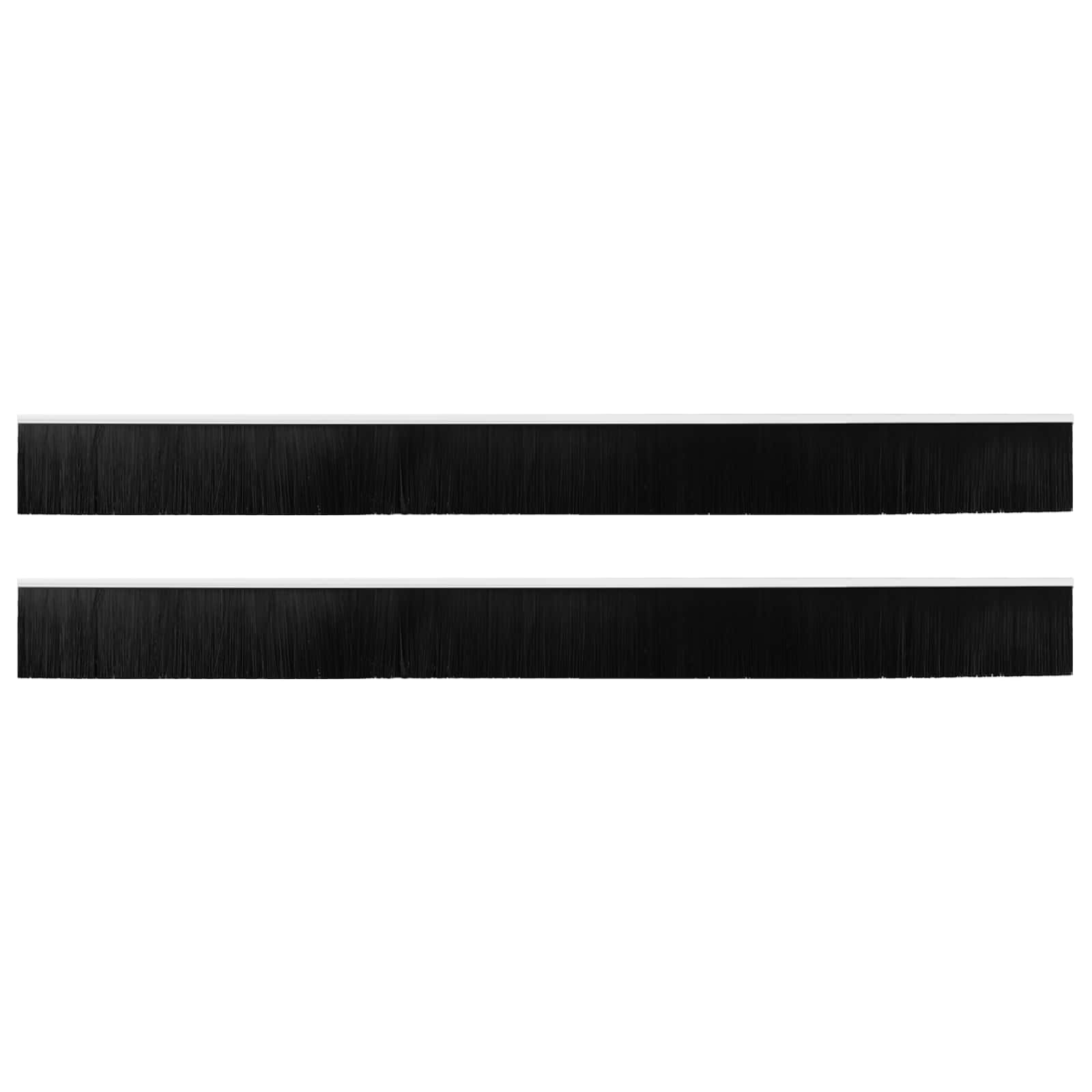 Vidaxl zelfklevende deurborstels 2 st wit 100 cm aluminium legering