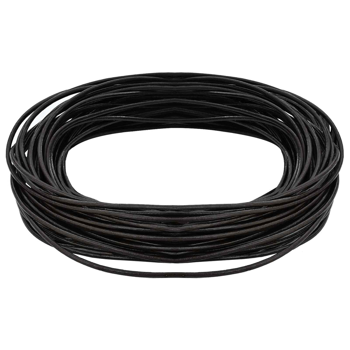 Vidaxl leren koord 1 donkerbruin ø1,5 mm x 10 m leer