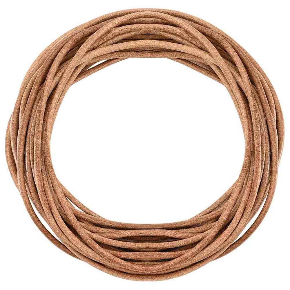 Vidaxl leren koord bruin ø4 mm x 5 m leer
