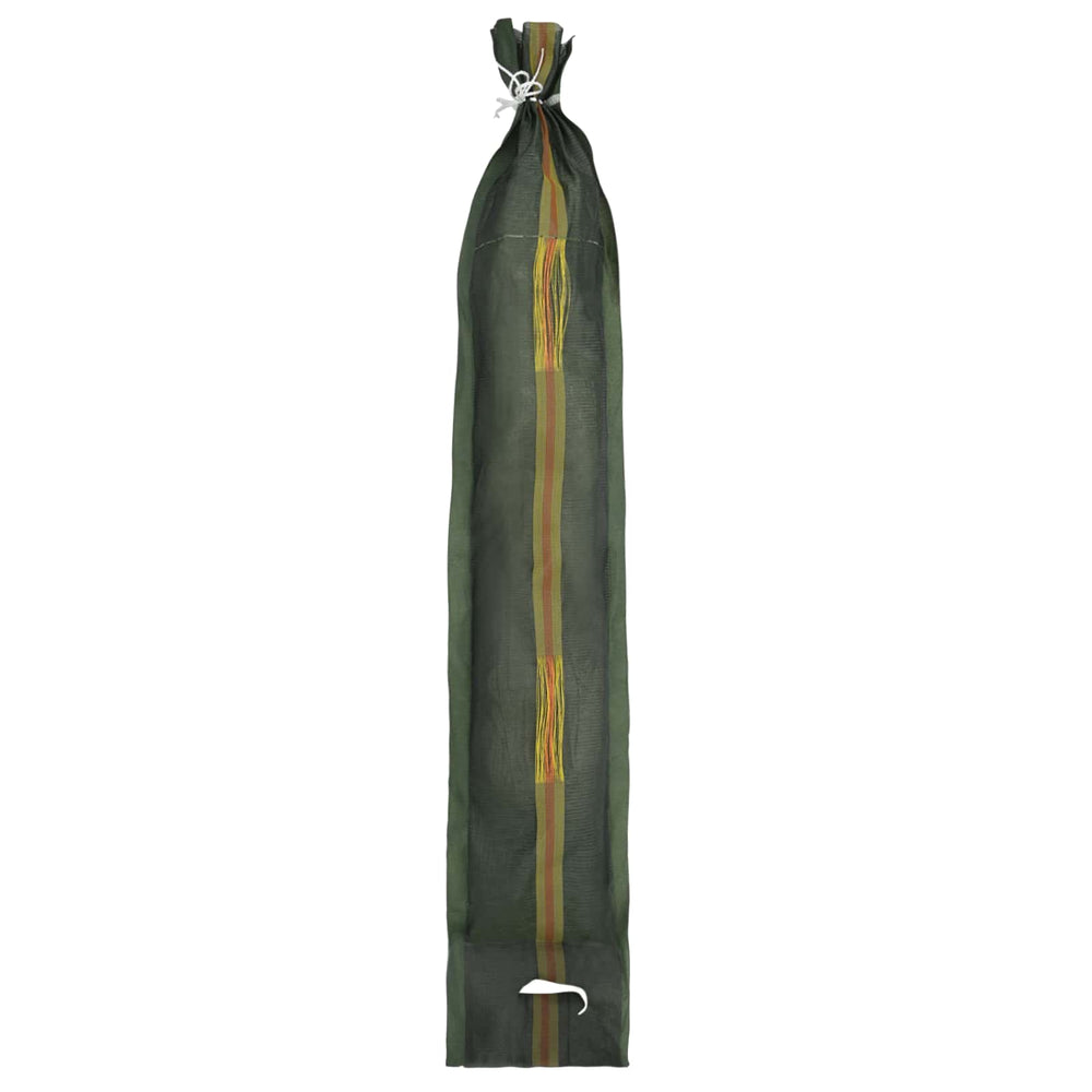 Vidaxl zandzakken 100 pcs donkergroen 120 x 27 cm hdpe