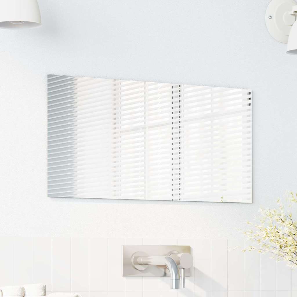 Vidaxl wandspiegel rechthoekig 30 x 60 cm gehard glas